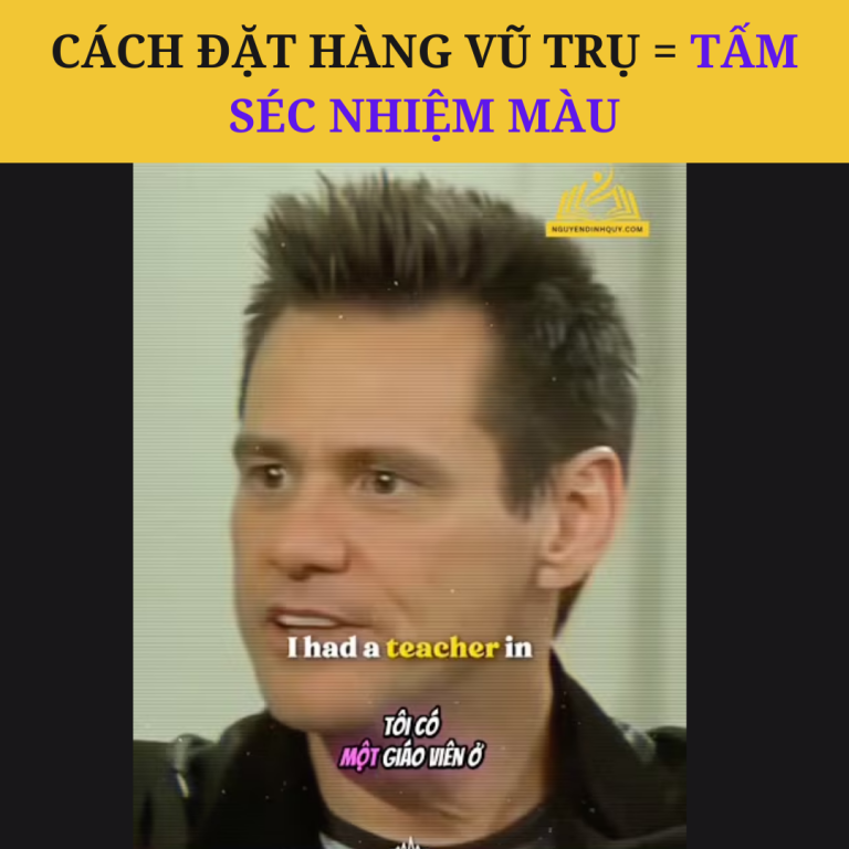 Cách Đặt Hàng Vũ Trụ Thông Qua Tấm Séc Nhiệm Màu