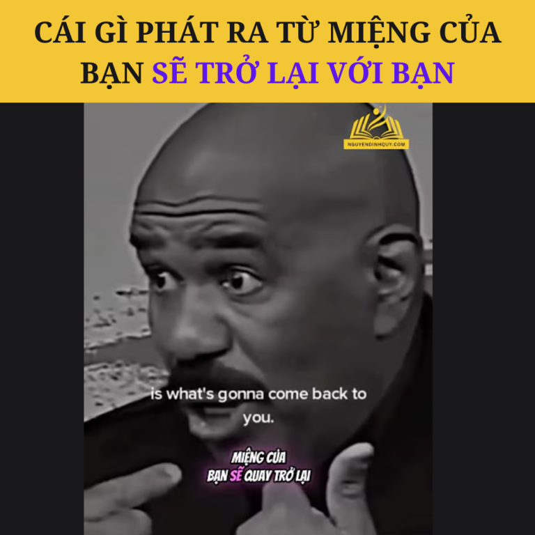 Cái gì phát ra từ miệng của bạn sẽ trở lại với bạn