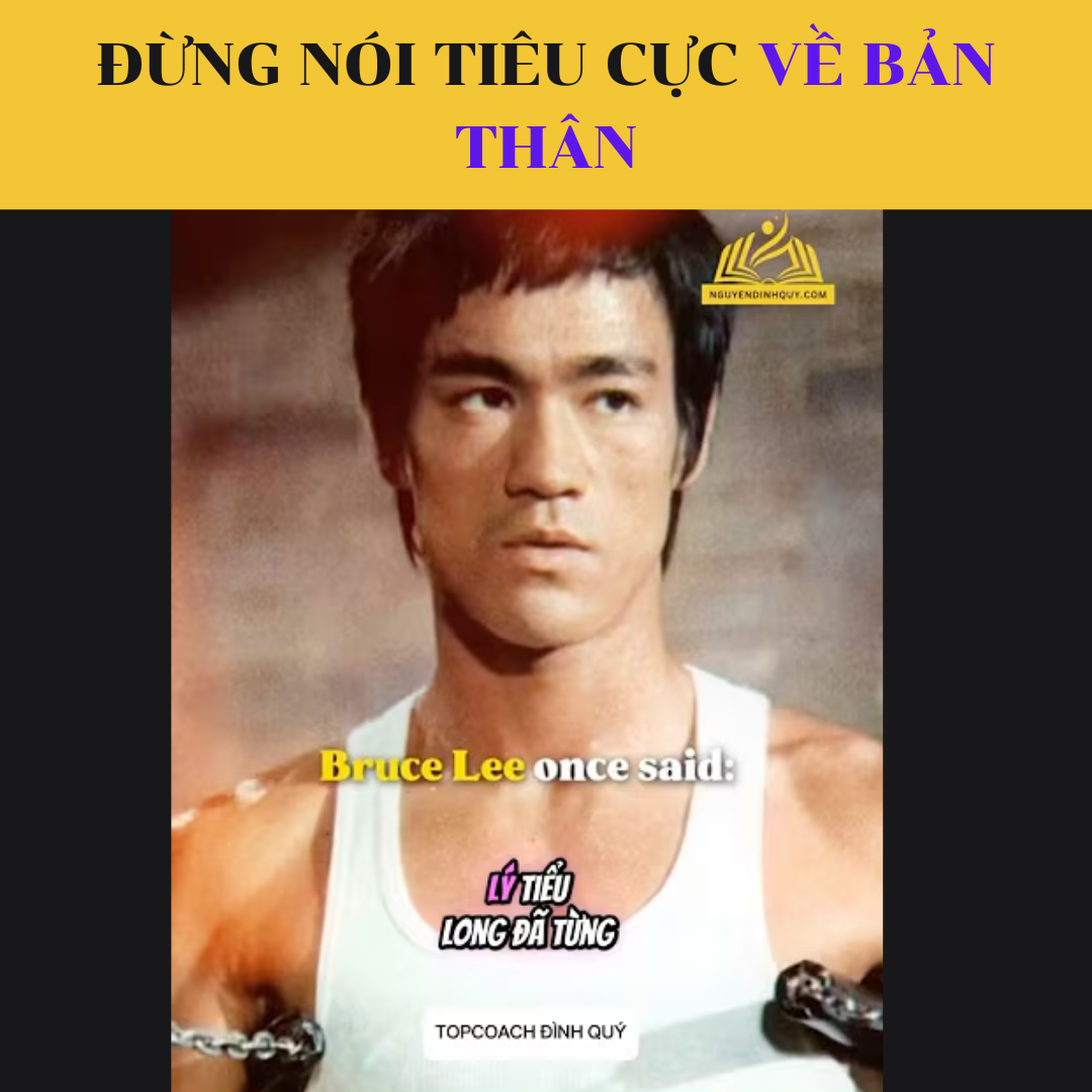 Đừng nói tiêu cực về bản thân, dù chỉ là một trò đùa