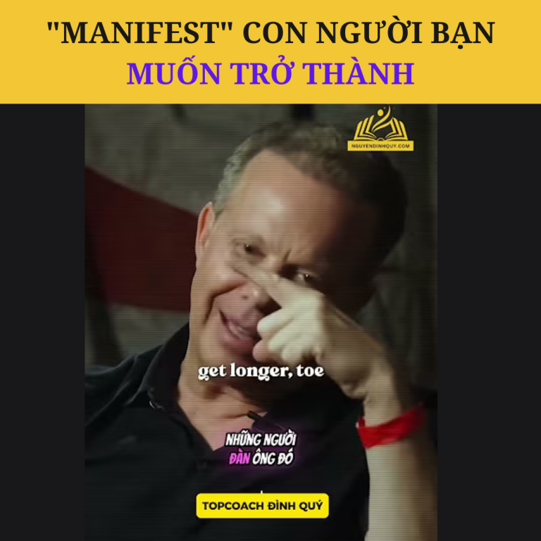 "manifest" con người bạn muốn trở thành