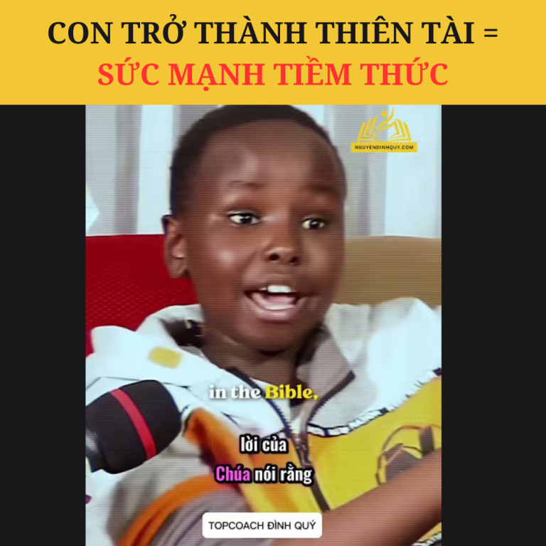 Cách Giúp Con Trở Thành Thiên Tài Nhờ Sức Mạnh Tiềm Thức