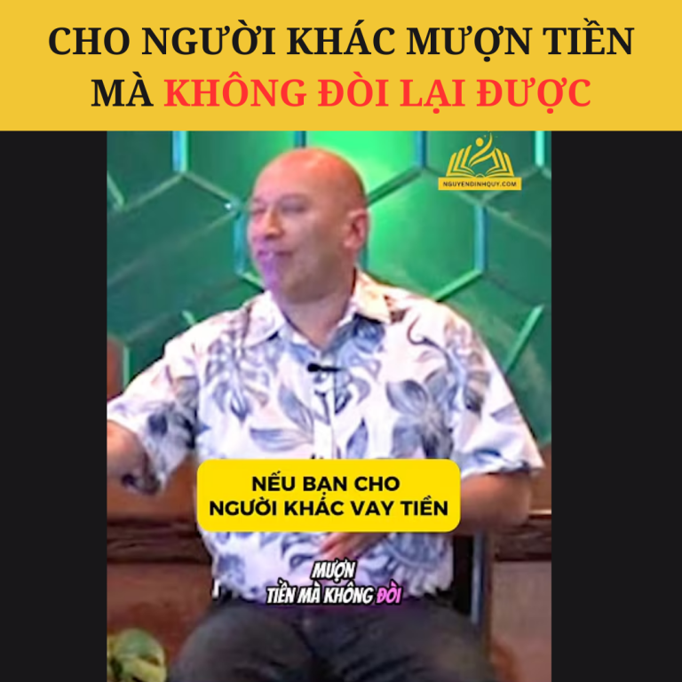 Cho người khác mượn tiền mà không đòi lại được