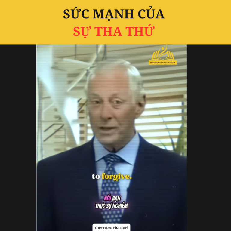 SỨC MẠNH CỦA SỰ THA THỨ