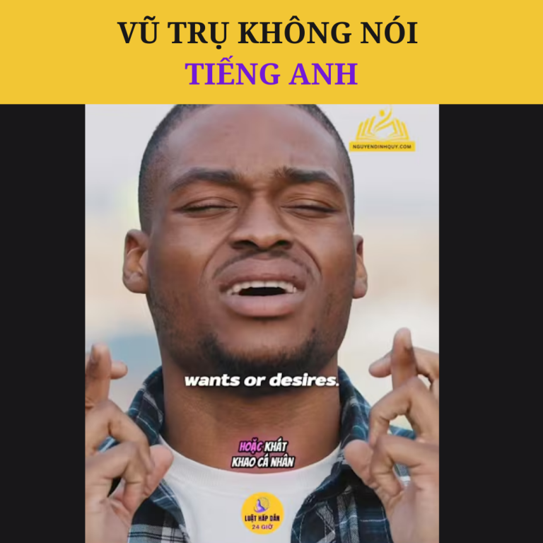 Vũ trụ không nói tiếng Anh